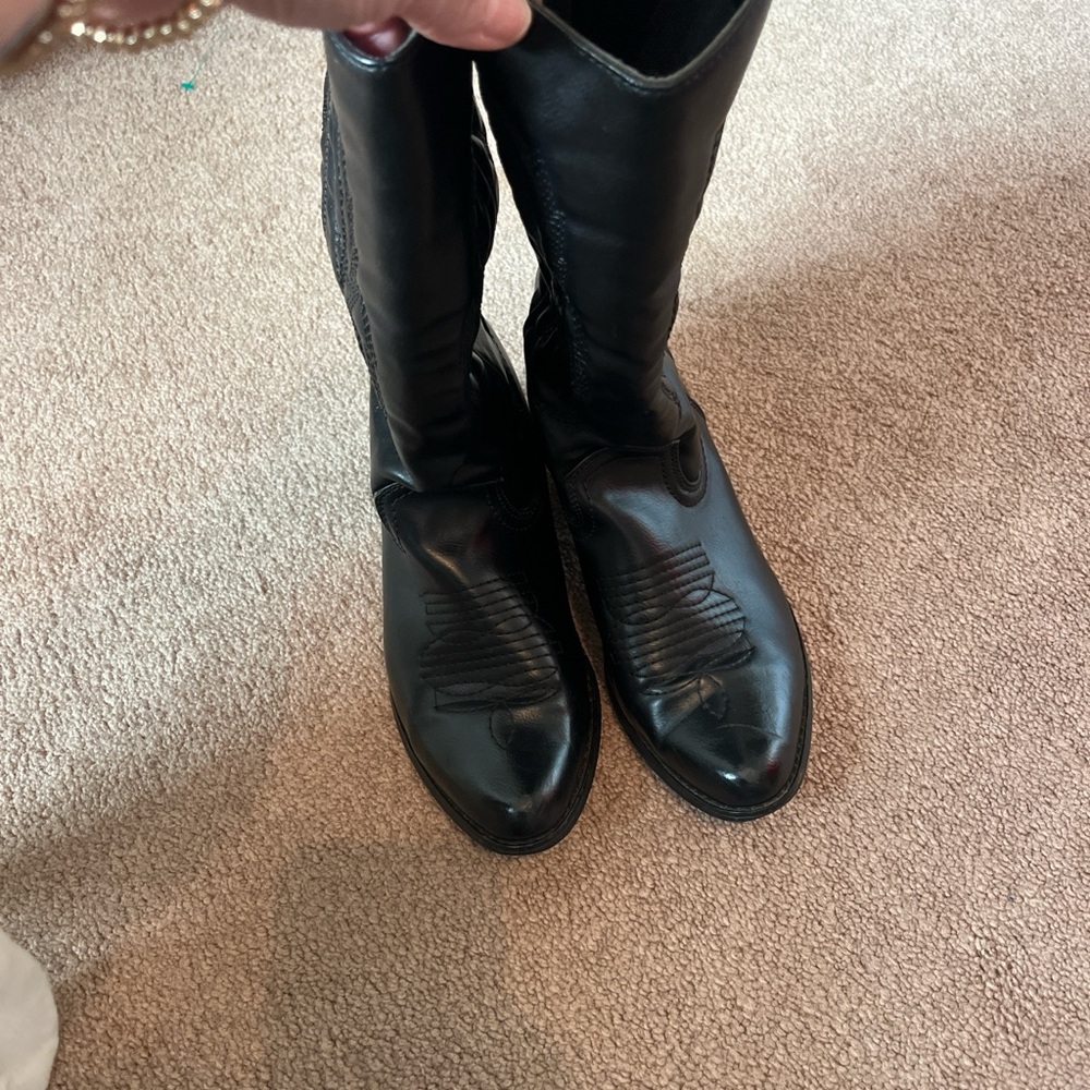 Pierre Dumas Black western Boots